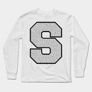 S Black Long Sleeve T-Shirt